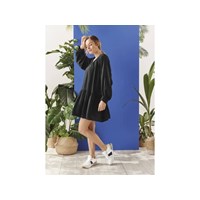 پیراهن چین‌ دار مشکی