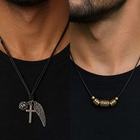 گردنبند بندی سبک بوهو برند SIX