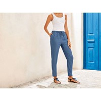 شلوار لینن کمرکش