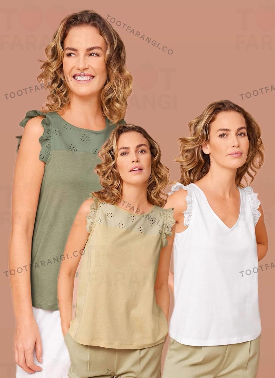 تاپ خامه دوزی زنانه