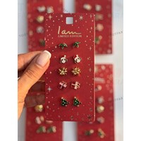 گوشواره پک پنج عددی طرح پاپی