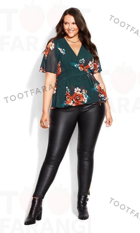 بلوز گلدار سیتی چیک