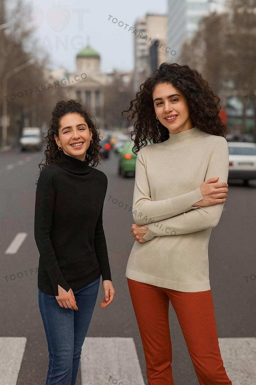 بافت آستین چاکدار