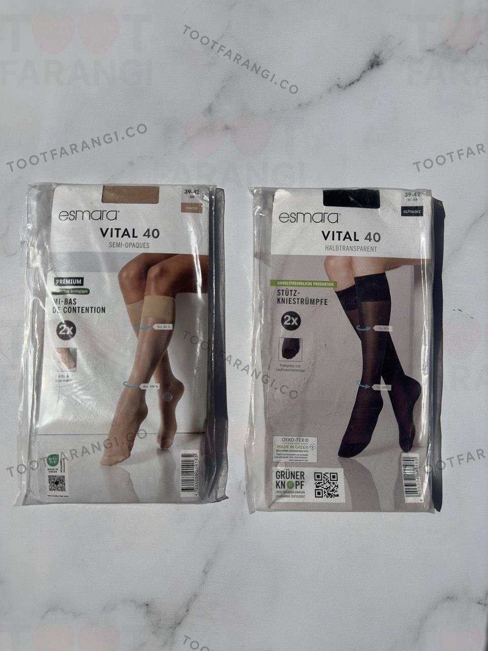 جوراب شیشه ای( پک ۲ عددی)