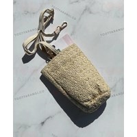 کیف حصیری استوانه 