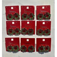 گوشواره رینگی طرح روبان