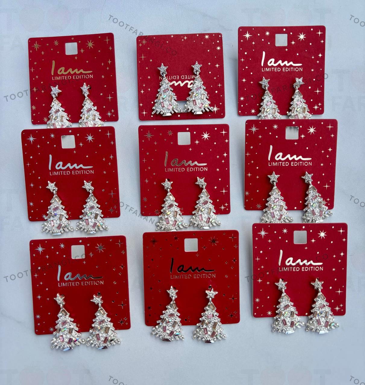 گوشواره درخت کاج سفید