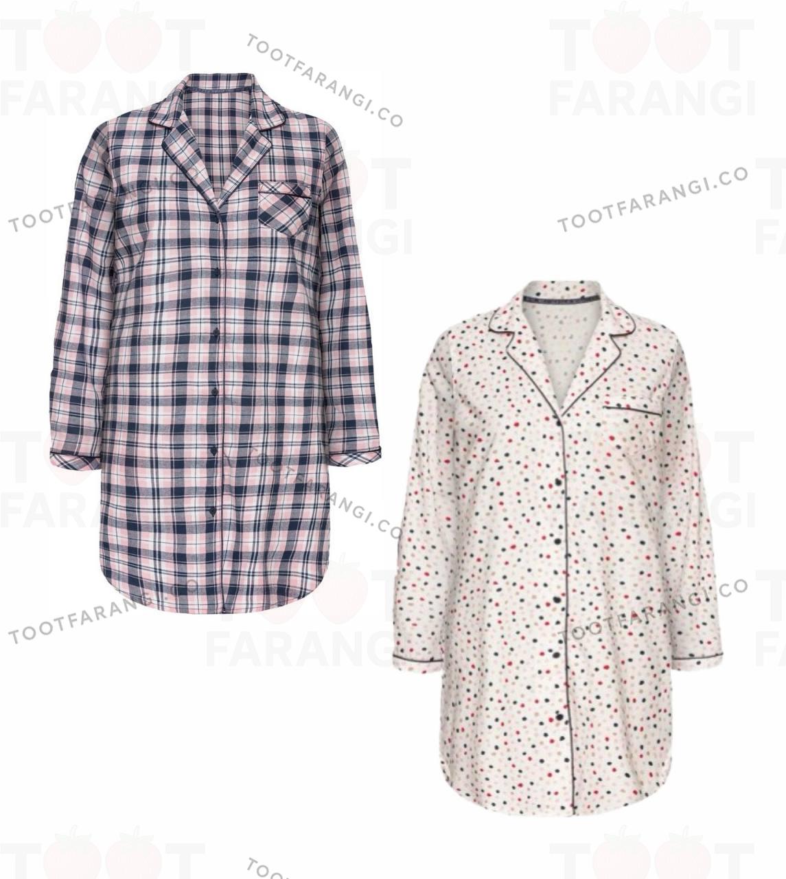 روبدوشامبر نخی جلو دکمه