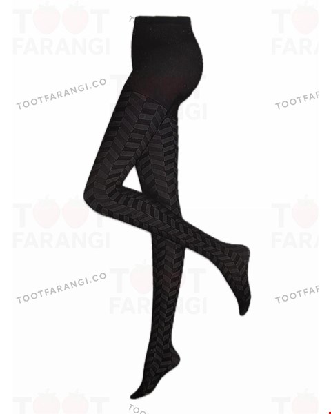 جوراب شلواری طرحدار ضخامت 20