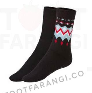 پاپوش طرحدار پک دو عددی مشکی