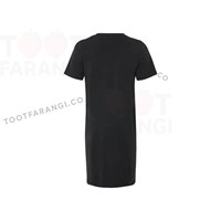 تیشرت لانگ مشکی تک