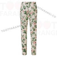 شلوار طرح برگ