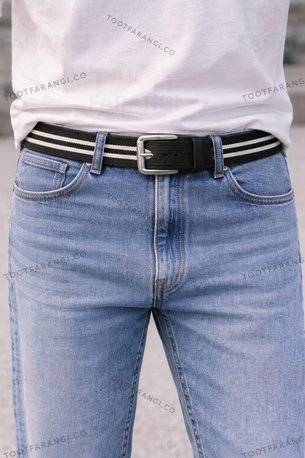 کمربند خط دار