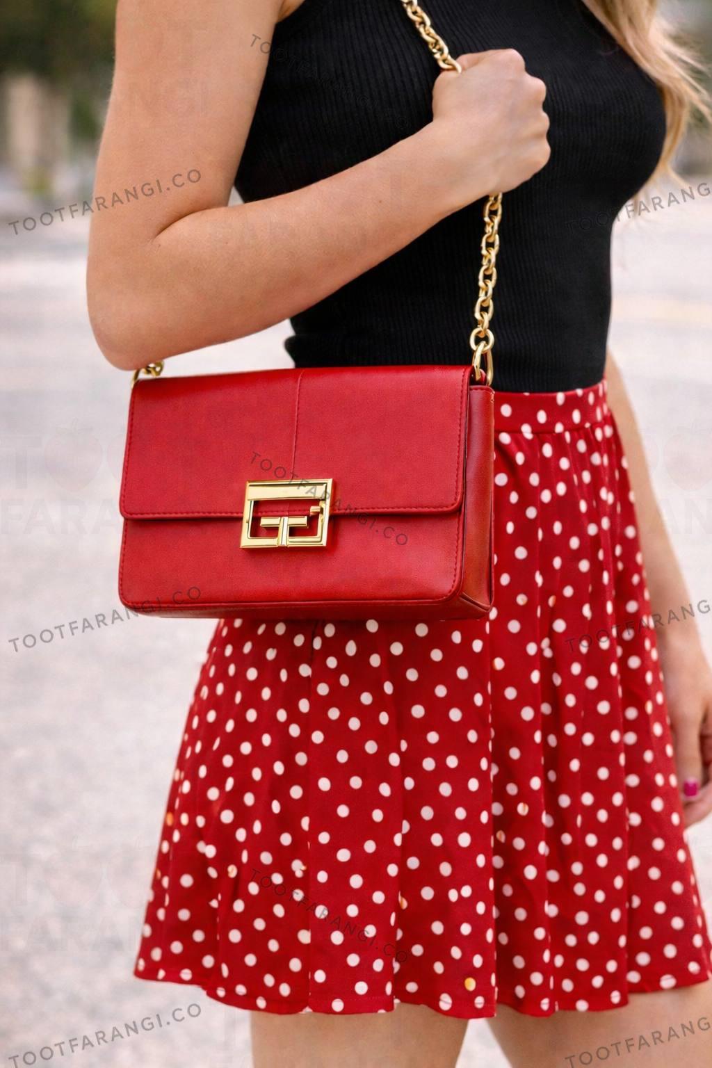 کیف مجلسی قرمز