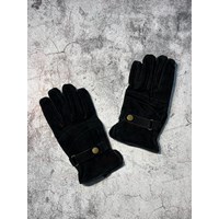 دستکش جیر دکمه دار 