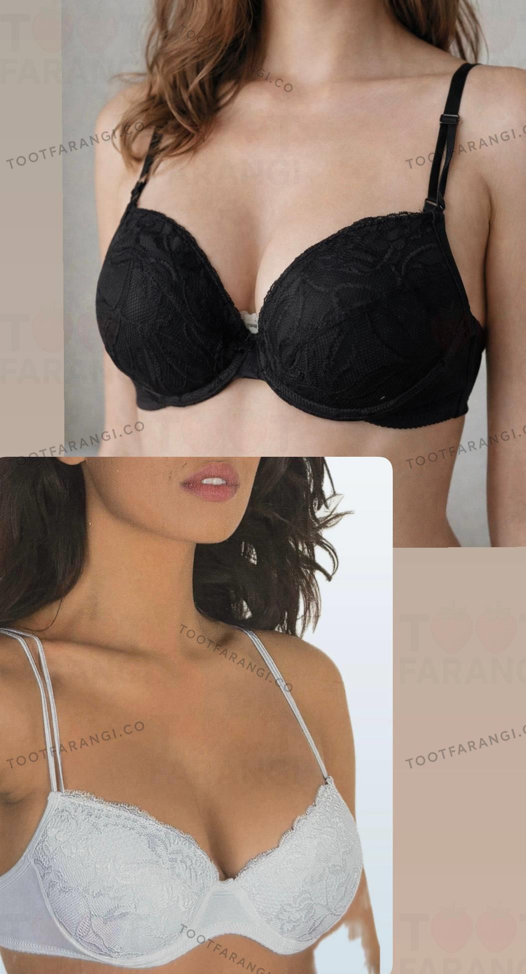 سوتین دانتل گلدار 