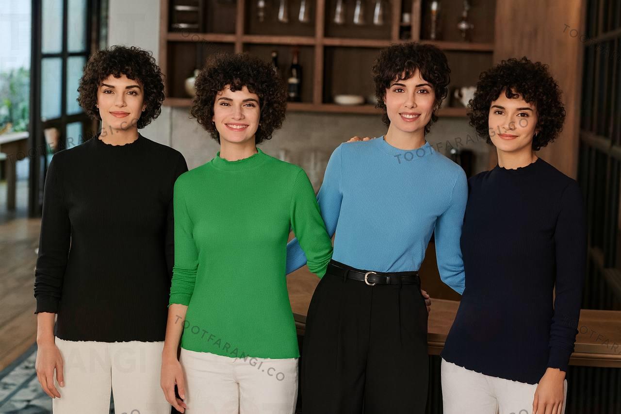 زیرسارافونی یقه ایستاده (پک دو عددی )