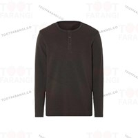 تیشرت یقه گرد سه دکمه 