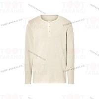 تیشرت یقه گرد سه دکمه 