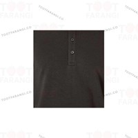 تیشرت یقه گرد سه دکمه 