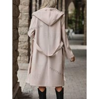 پالتو پشمی کلاه دار