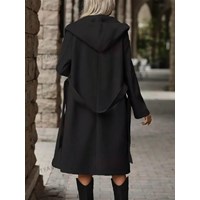 پالتو پشمی کلاه دار