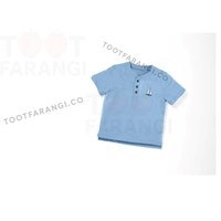 تیشرت سه دکمه بچگانه 