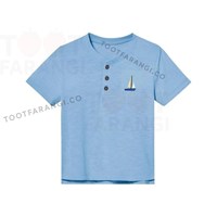 تیشرت سه دکمه بچگانه 