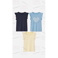 تیشرت آستین حلقه ای بچگانه  