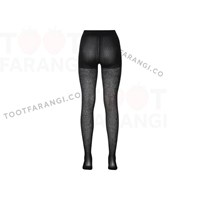 جوراب شلواری مشکی ساده