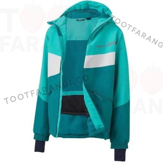 کاپشن سبز سفید