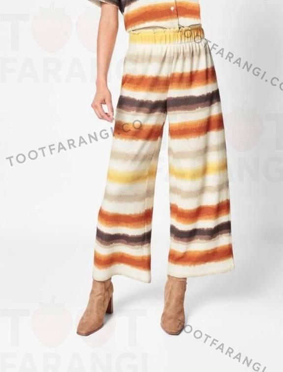 شلوار راه راه کمرکش