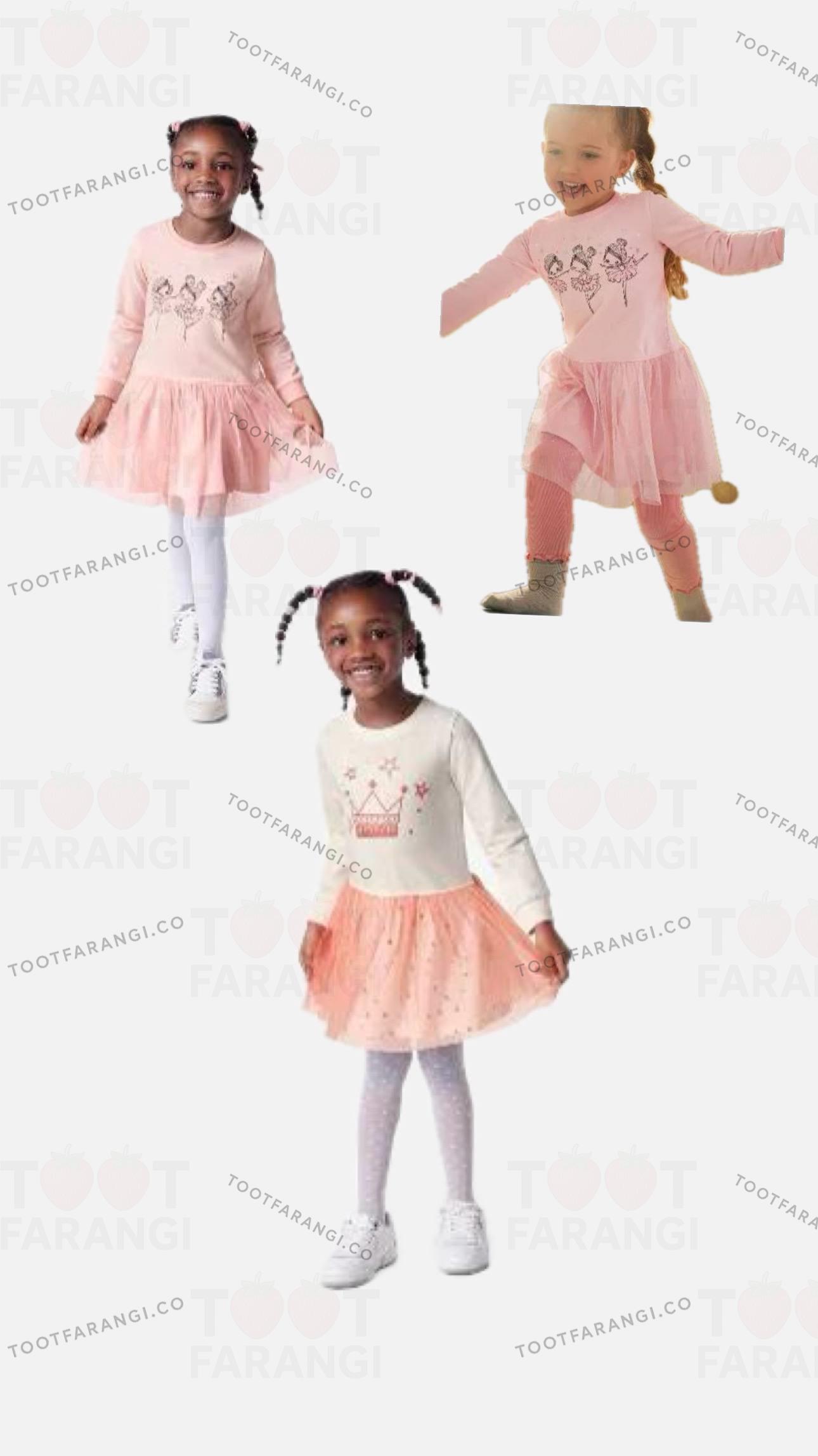 پیراهن دامنی بچگانه 