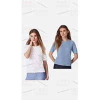 بلوز قلاب بافی زنانه 