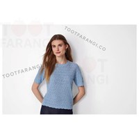 بلوز قلاب بافی زنانه 