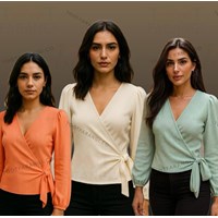 شومیز زنانه گره ای