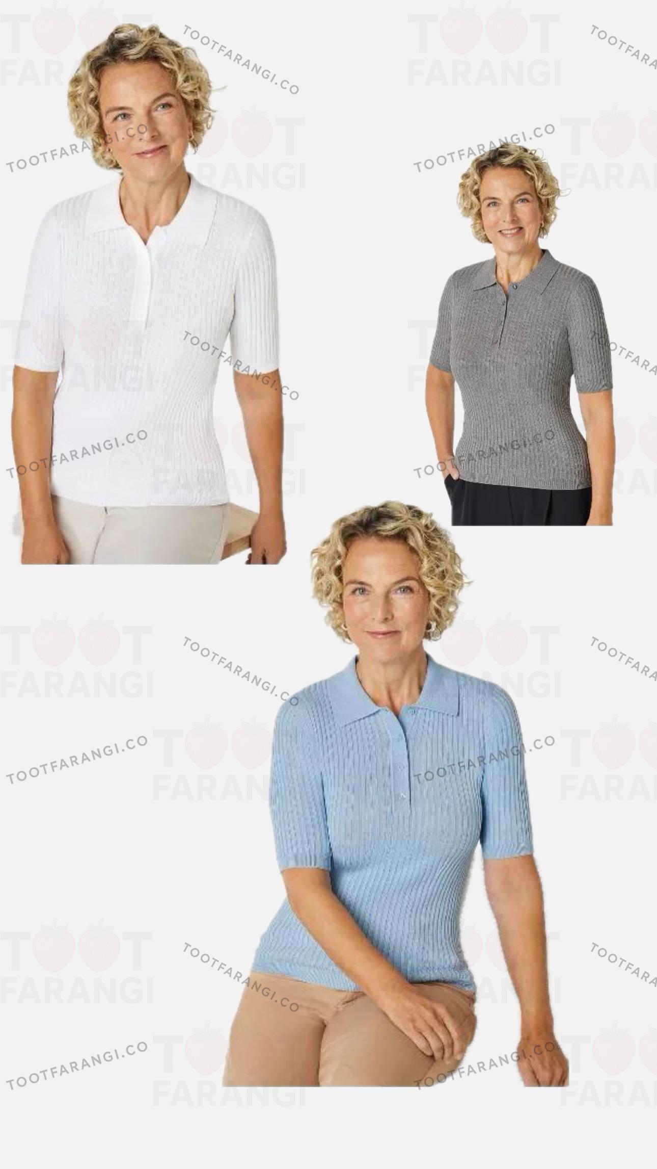 بلوز کبریتی یقه انگلیسی 