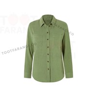 شومیز کتان جلو دکمه 