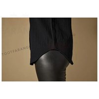 شومیز کتان جلو دکمه 