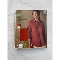 شومیز کتان جلو دکمه 