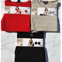 بلوز آستین حلقه ای 