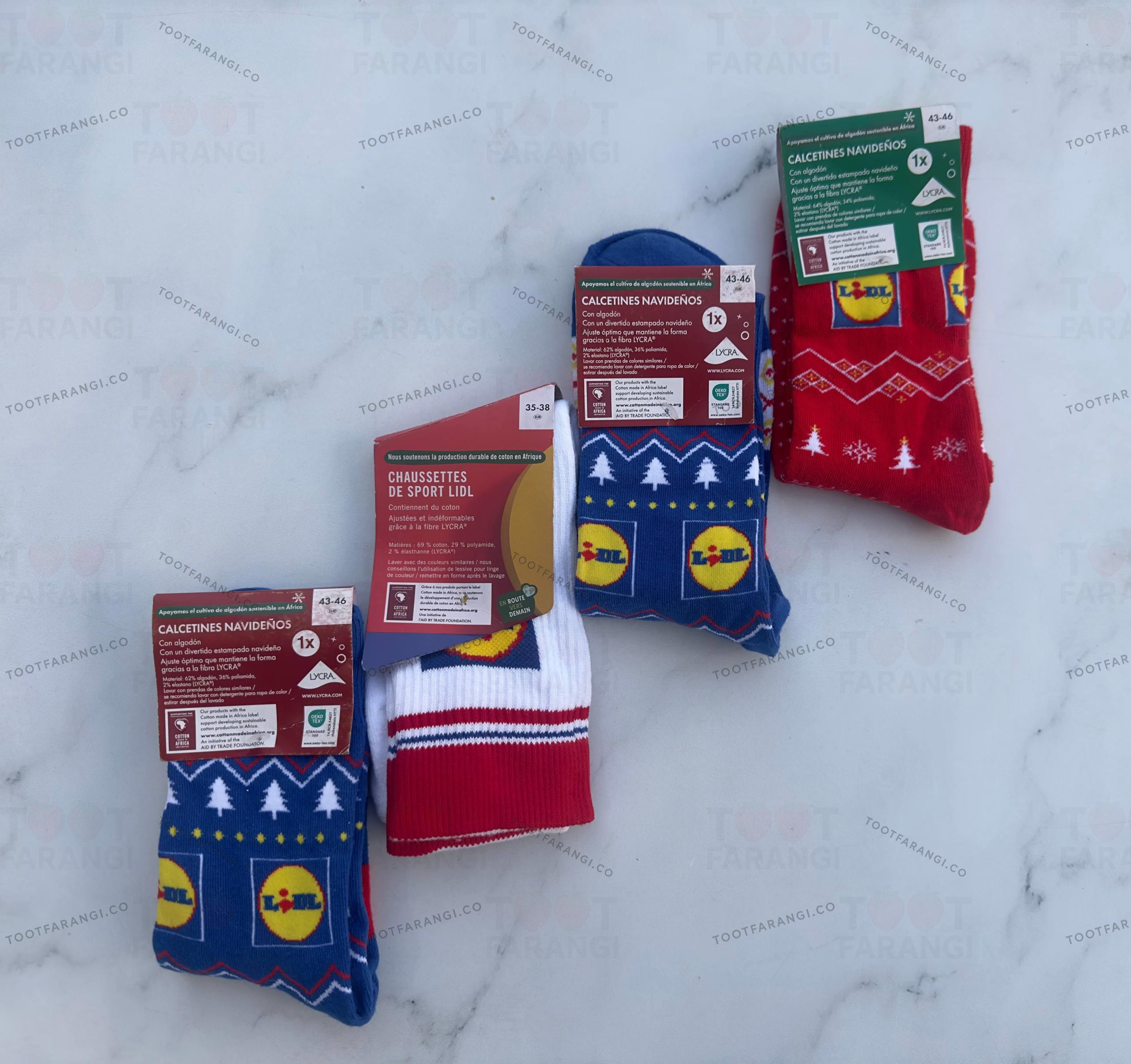 جوراب طرح لیدل 