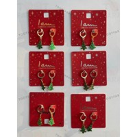 گوشواره طرح درخت شادی 