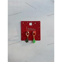 گوشواره طرح درخت شادی 