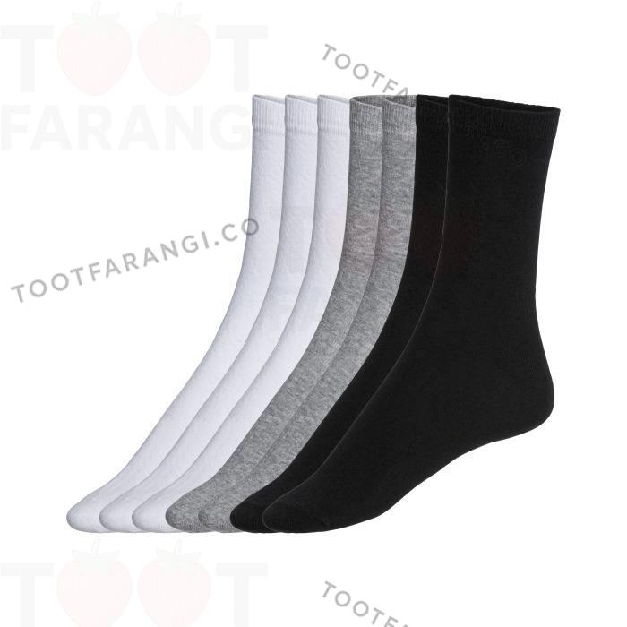 جوراب ساق بلند پک هفت عددی 