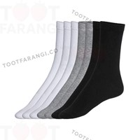 جوراب ساق بلند پک هفت عددی 