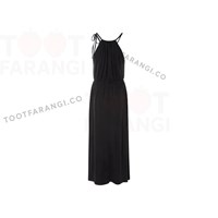 پیراهن ماکسی بندی مشکی کلاسیک