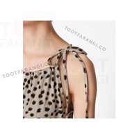 پیراهن بندی خال دار 