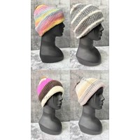 کلاه بافت راه راه 