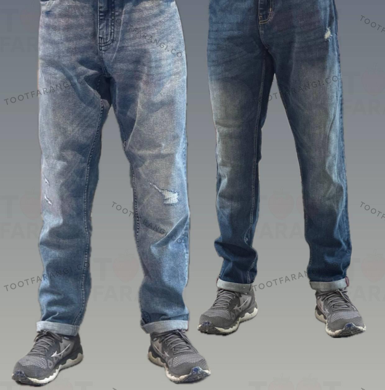 شلوار جین تاپرد فیت مردانه